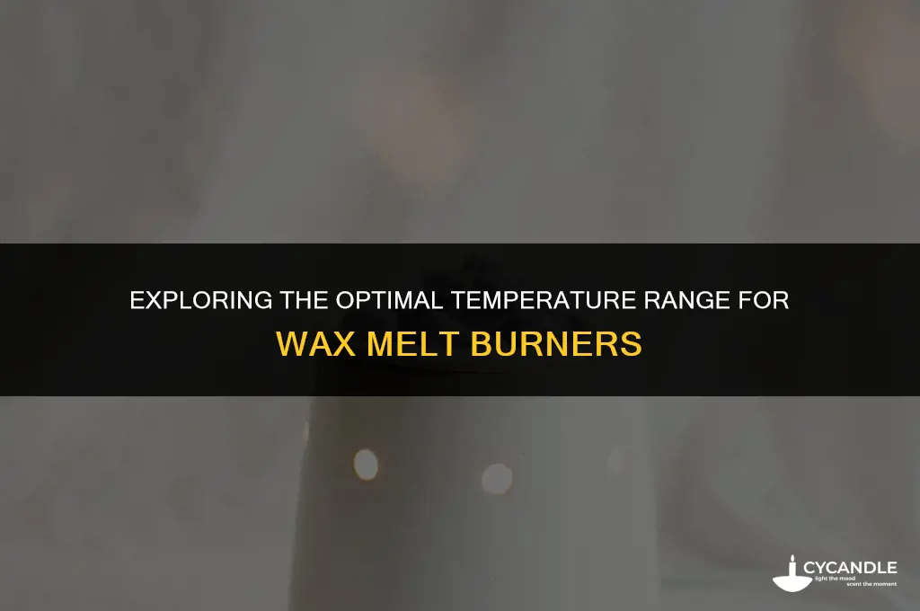 how hot do wax melt burners get