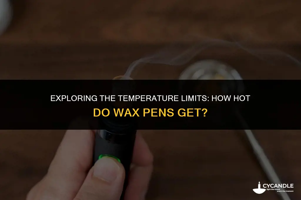 how hot do wax pens get