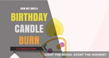 Birthday Candle Flames: Unveiling the Surprising Heat Behind the Tiny Light