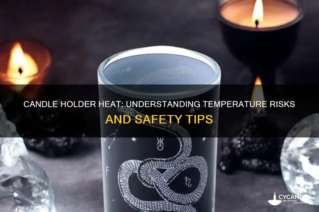 how hot does a candle holder get