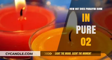 Paraffin's Fiery Potential: Burning Temperatures in Pure Oxygen Explained