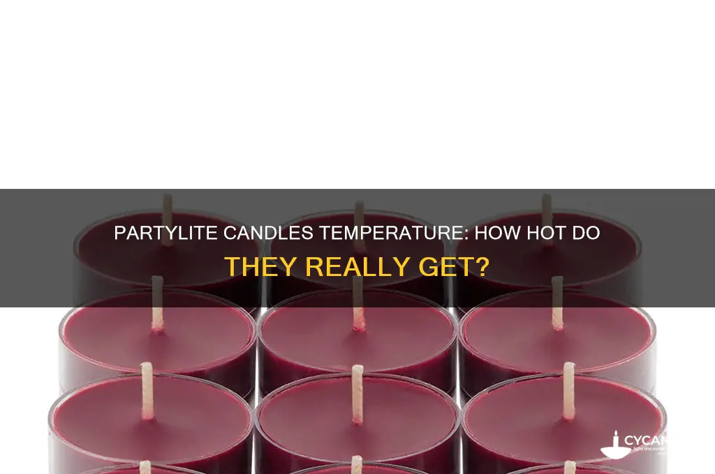 how hot does partylite candles get