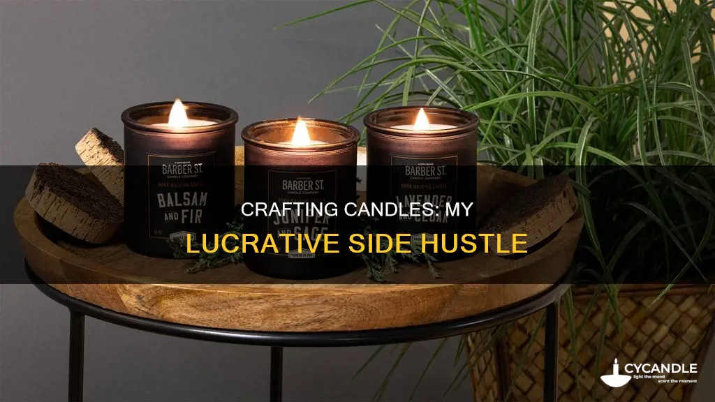 how i made money elling candles