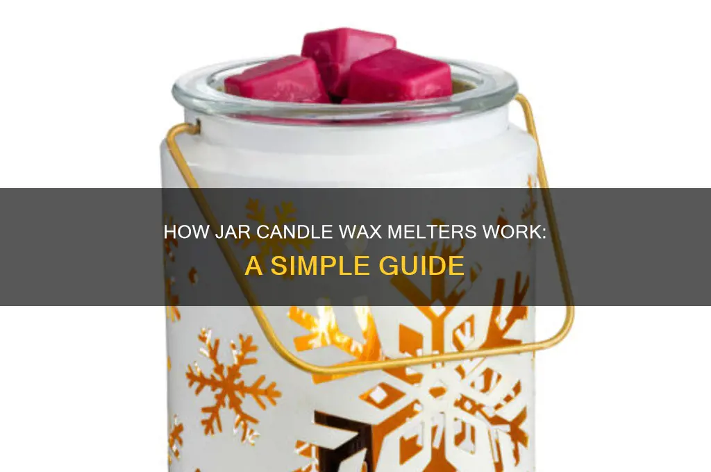 how is a jar candle wax melter supposed to work