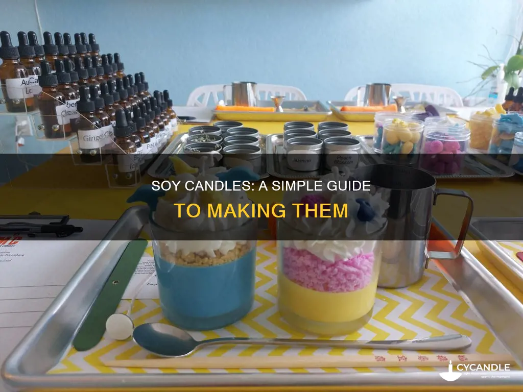 how is a soy candle made