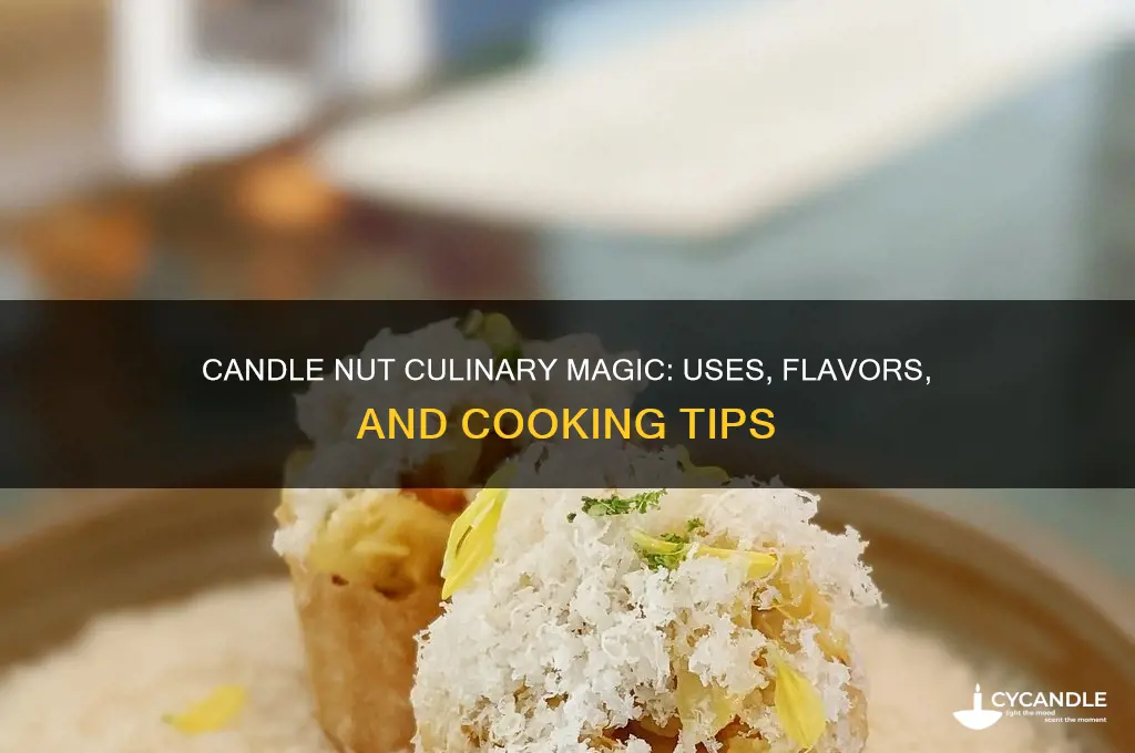 how is candle nut used in food