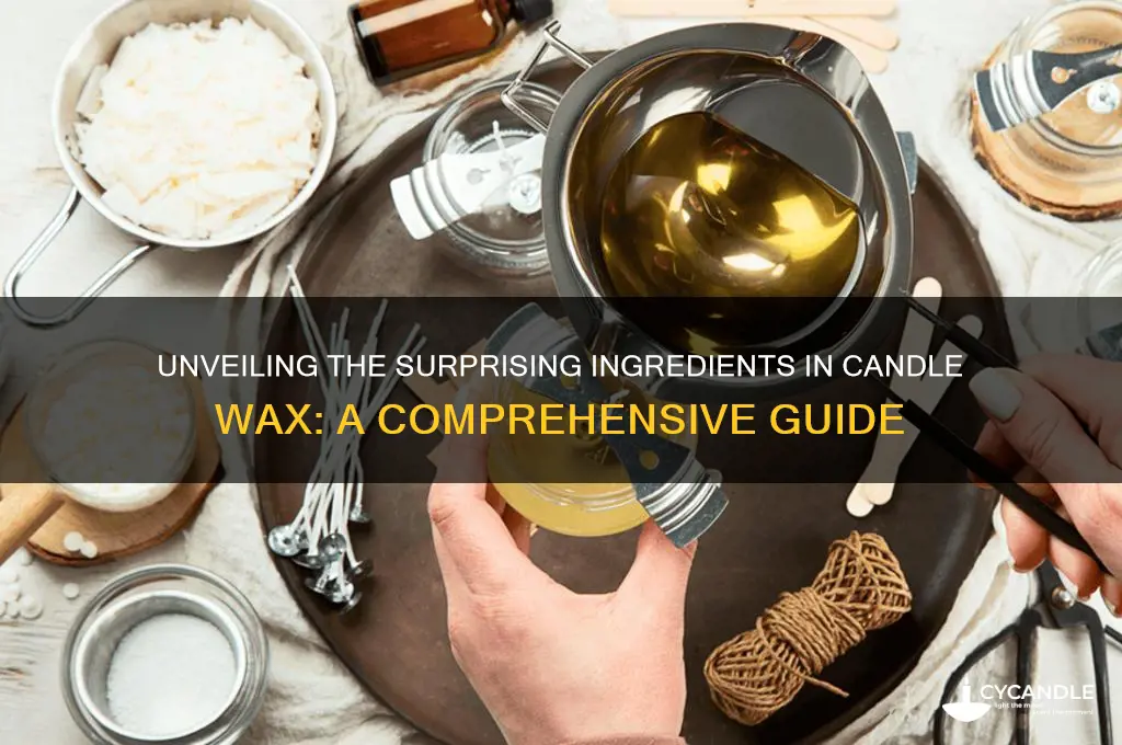 how is candle wax ingredients