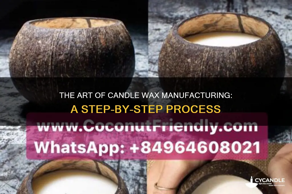 how is candle wax manufactured
