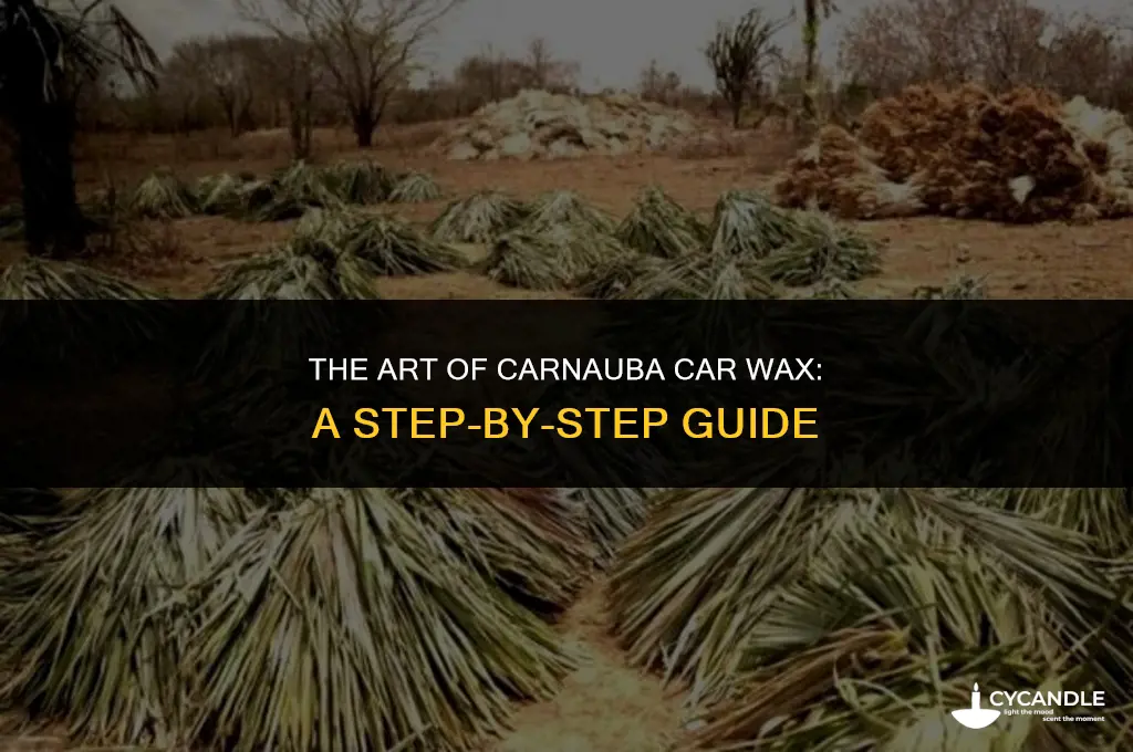 how is carnauba car wax made