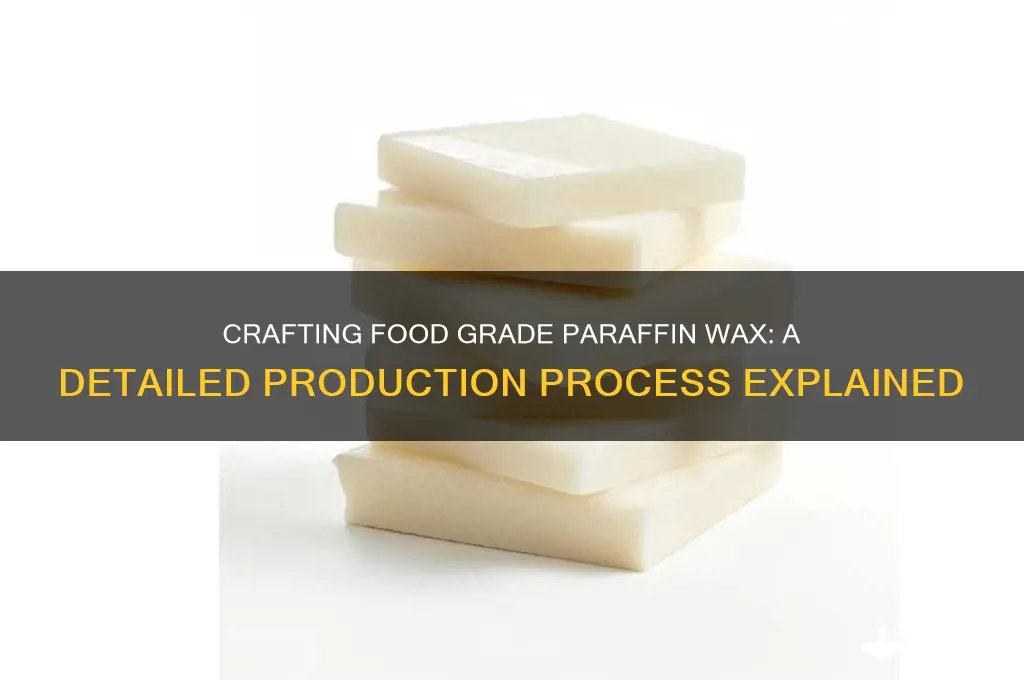 how is food grade paraffin wax made