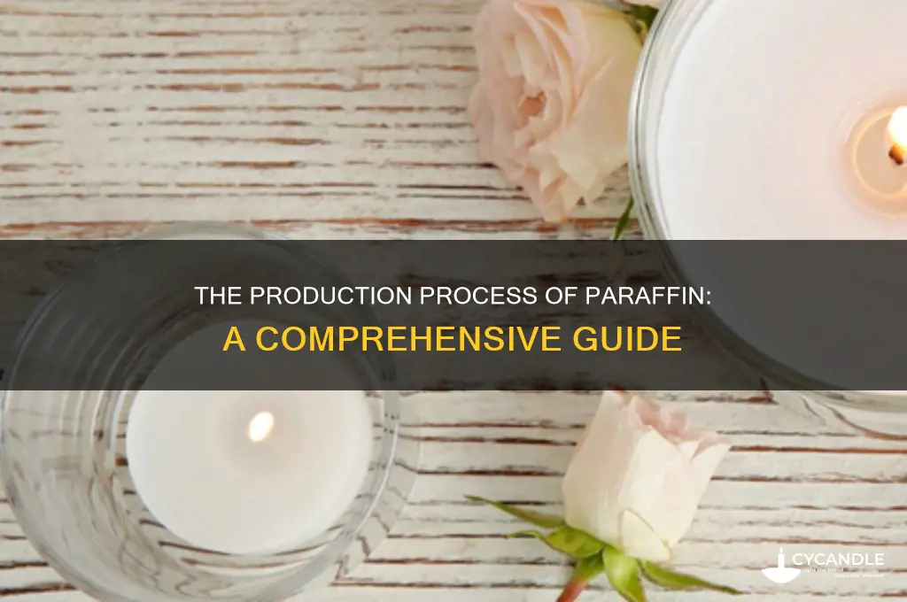 how is paraffin produced