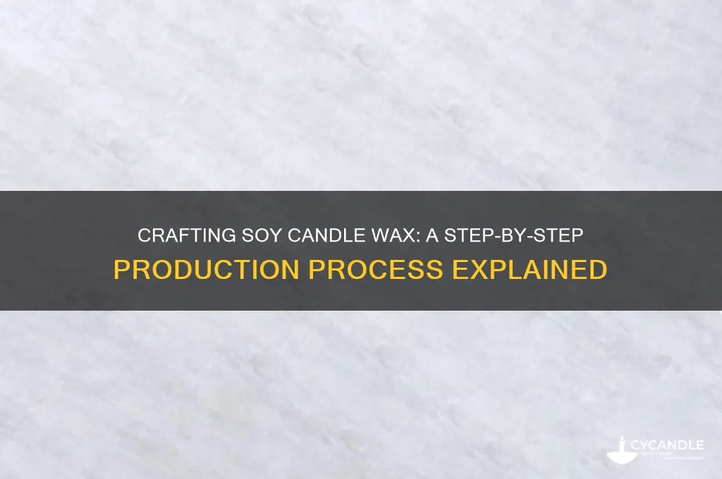 how is soy candle wax made