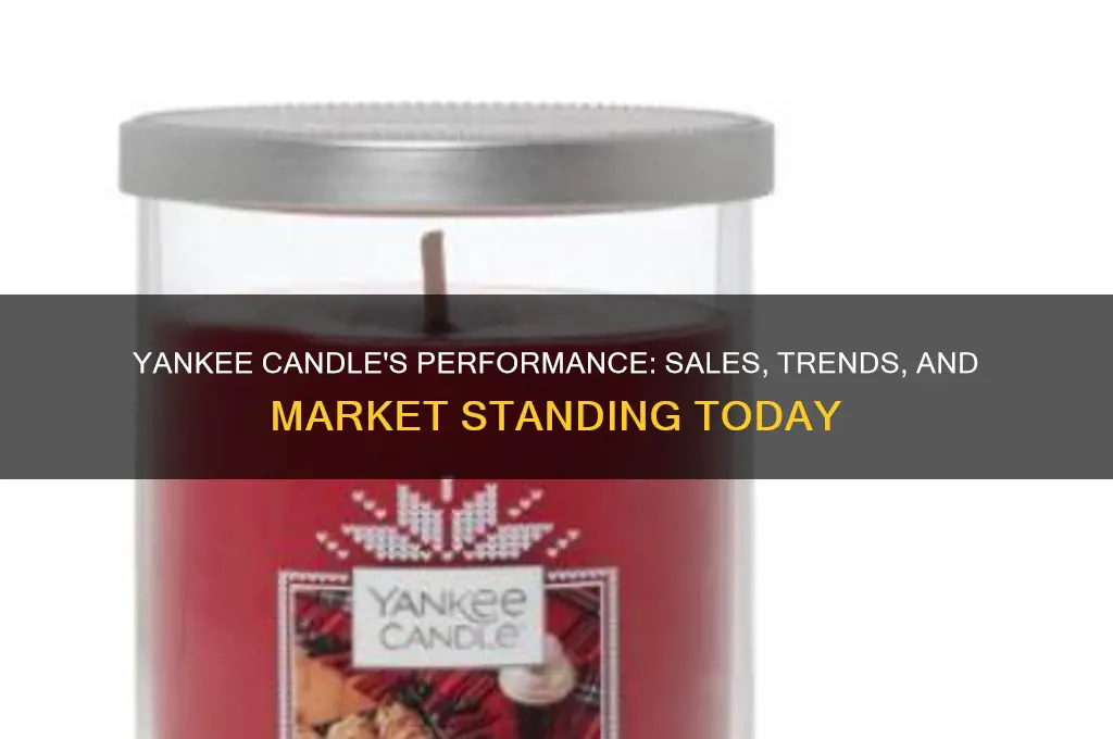 how is yankee candle doing