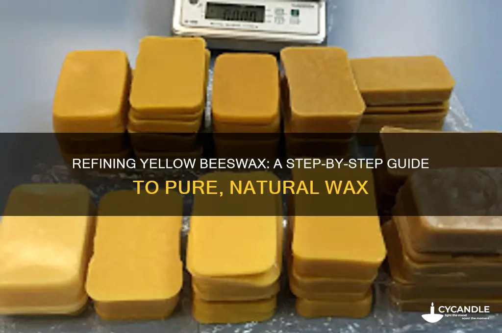 how is yellow beeswax refined