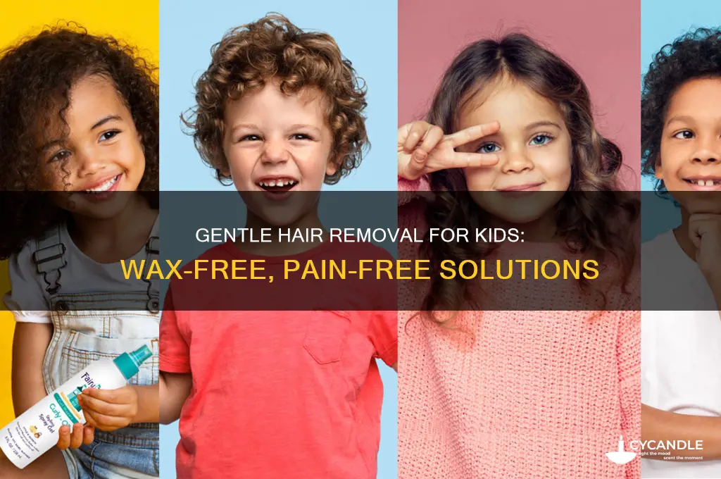 how kids can remove hair without waxing