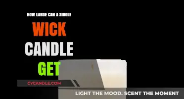 Exploring the Limits: How Large Can a Single Wick Candle Grow?