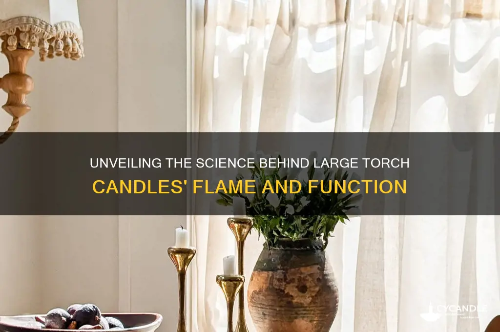 how large torch candles work