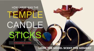 Unveiling the Massive Temple Candle Sticks