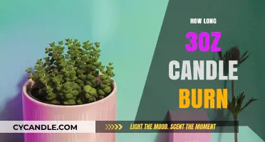 How Long Does a 3oz Candle Burn? A Comprehensive Guide