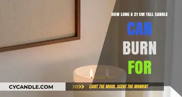 Discover the Burning Time of a 21 cm Tall Candle