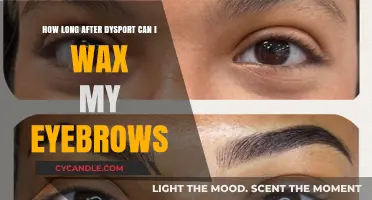 Post-Dysport Brow Care: Safe Waxing Timeline for Your Eyebrows