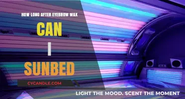 Sunbed Safety: Timing Your Tan After Eyebrow Waxing