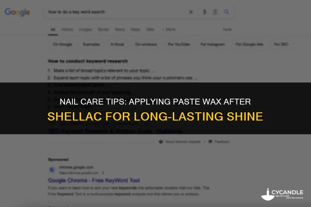 how long after shellac apply paste wax