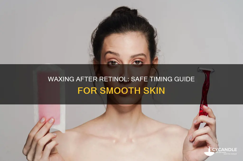 how long after stopping retinol can i wax