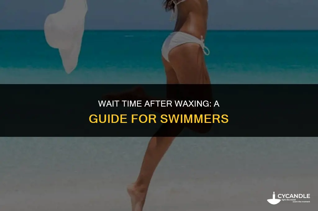 how long after wax before swimming