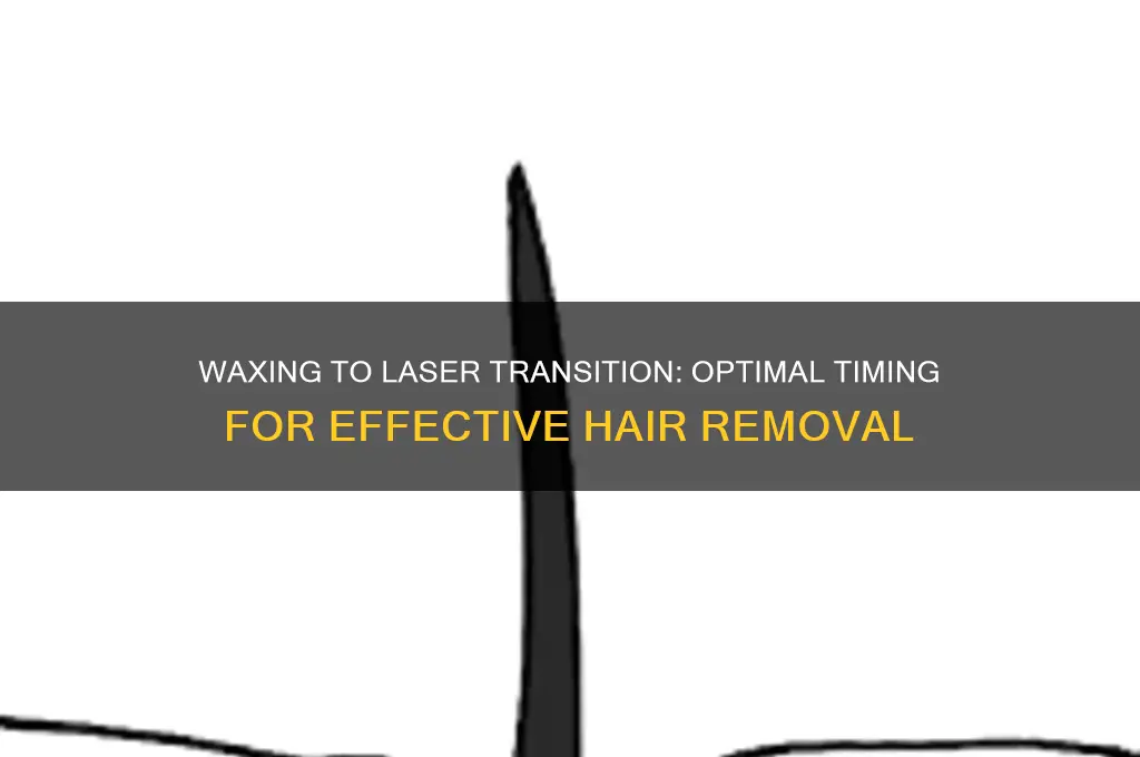 how long after waxing before laser hair removal