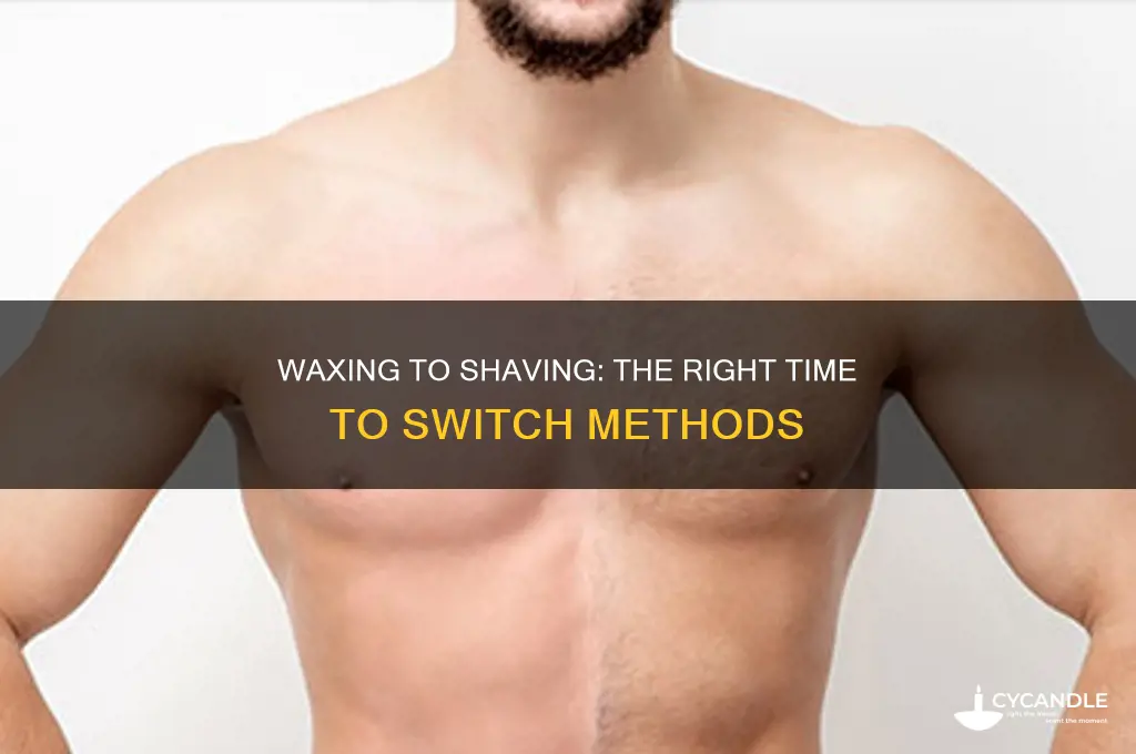 how long after waxing can i shave