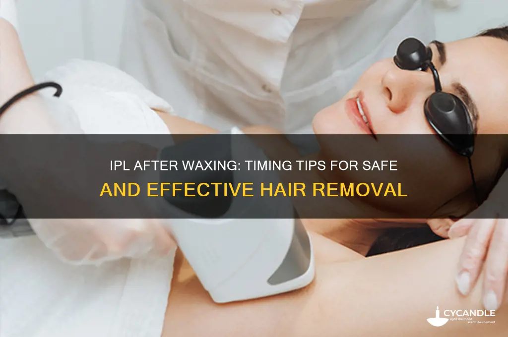 how long after waxing can i use ipl