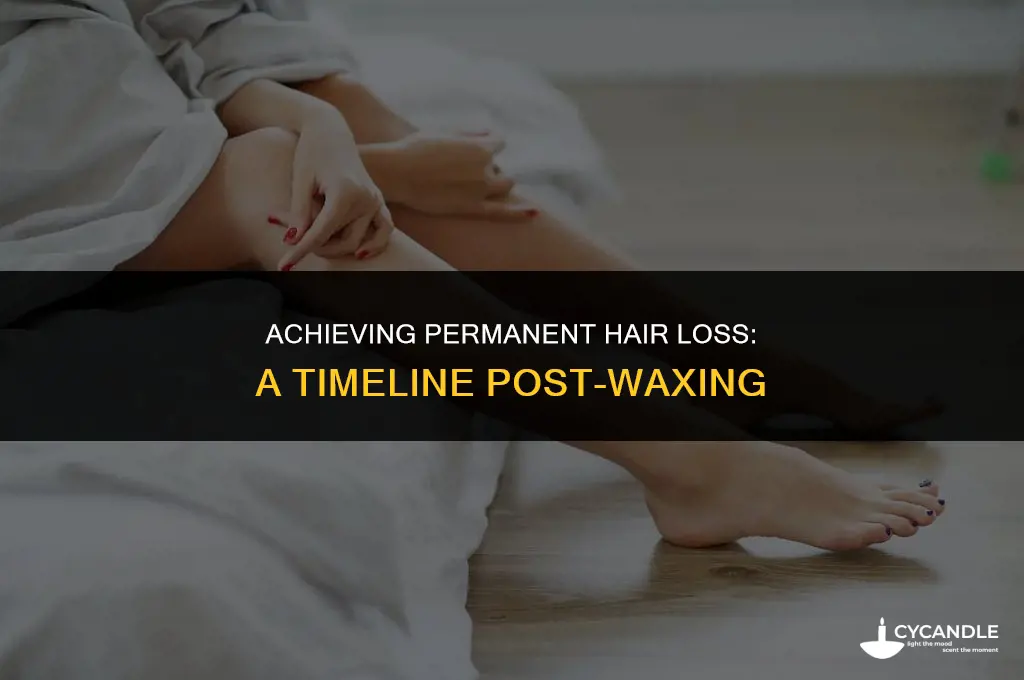 how long after waxing should you have permanent hair loss