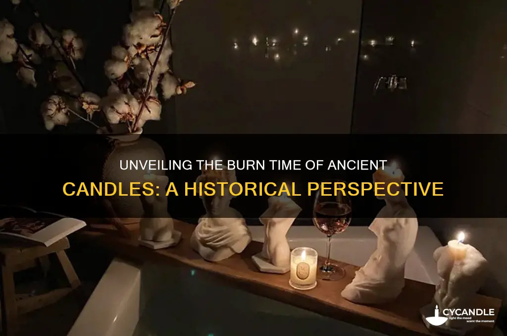 how long ancient candles burn