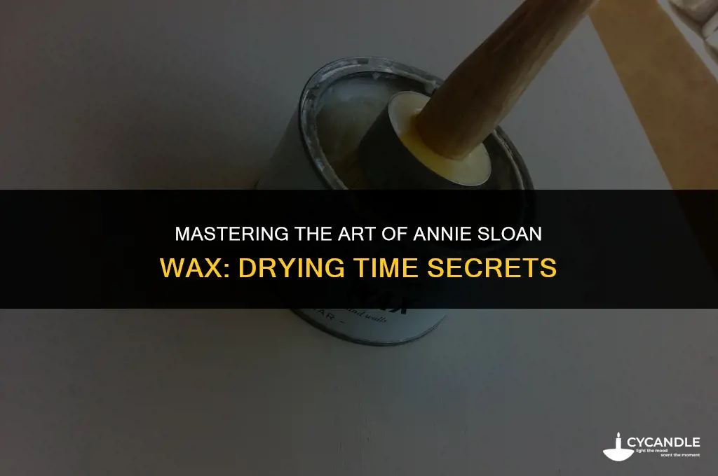 how long annie sloan wax dry