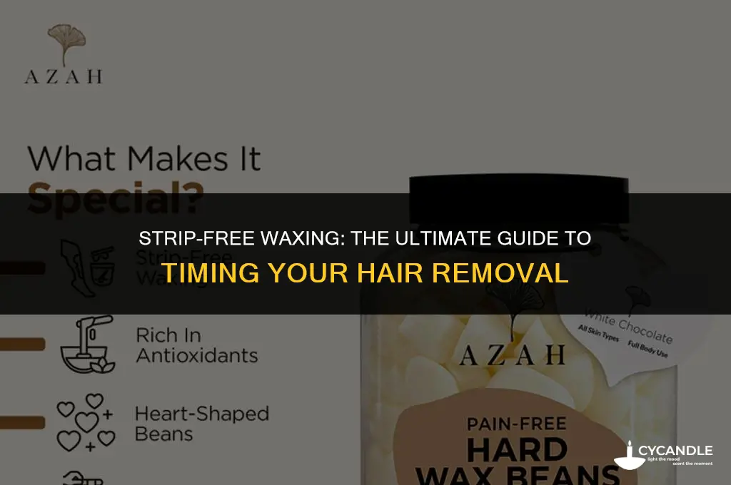 how long are you supposed to leave stripfree waxing on