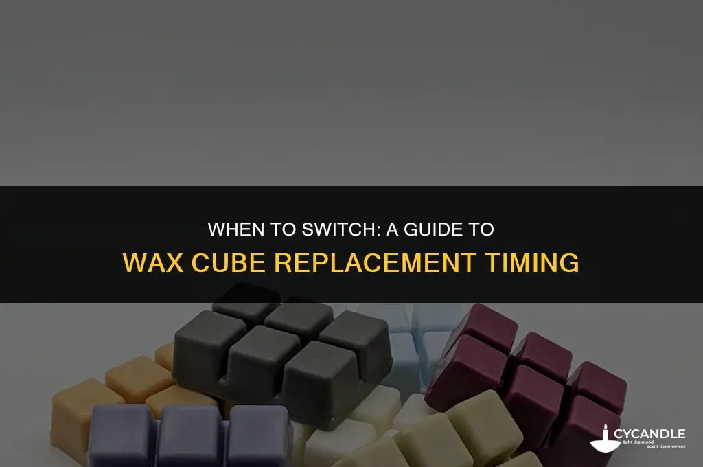 how long before need to swotch wax cube