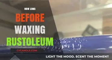 Prepping for Perfection: Timing Your Wax Application on Rust-Oleum
