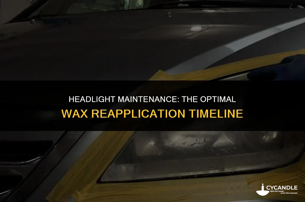 how long before you need to reapply wax to headlights