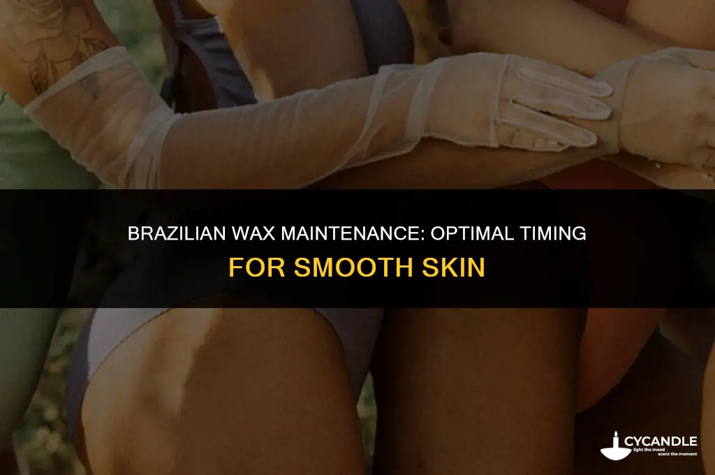how long between braziian waxes
