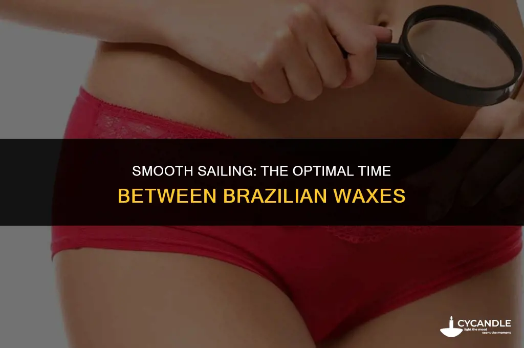 how long between brazillian waxes