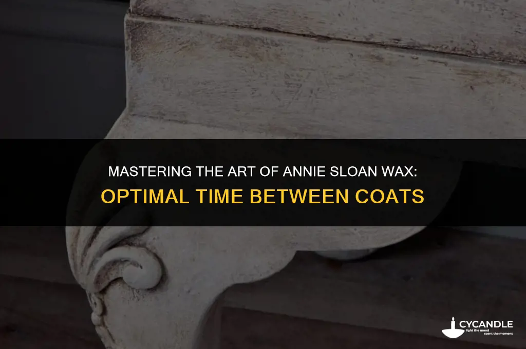 how long between coats of annie sloan wax