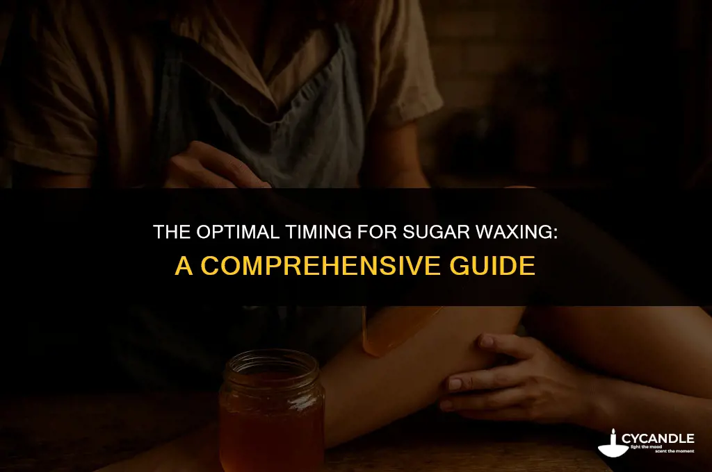 how long between sugar waxing