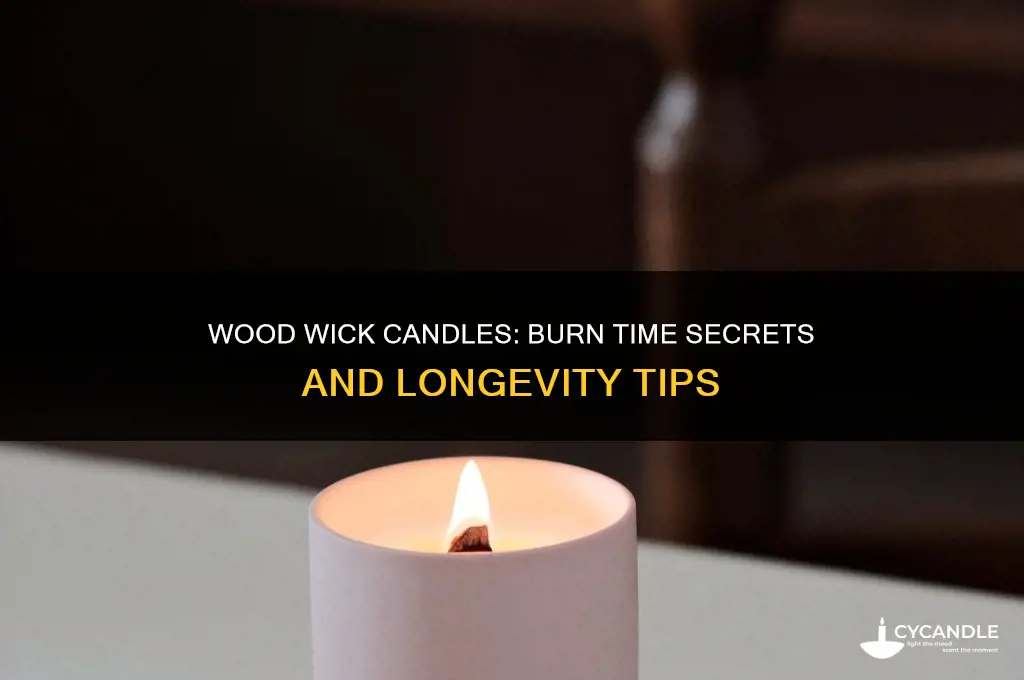 how long burn wood wick candles