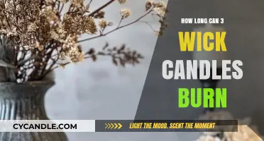 How Long Do 3-Wick Candles Burn? A Comprehensive Guide