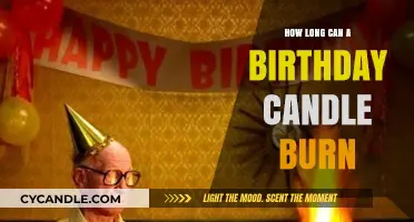 The Surprising Lifespan of a Birthday Candle: How Long Can It Burn?