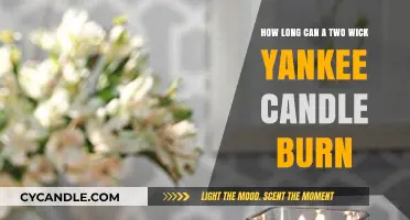 Two Wick Yankee Candle Burn Time: How Long Does It Last?