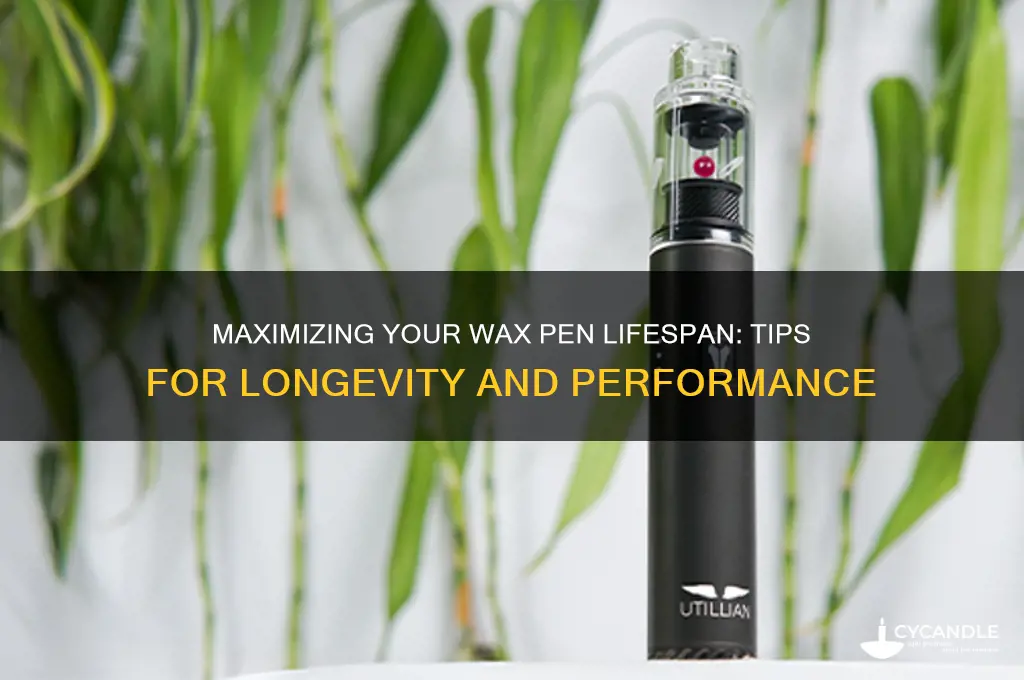 how long can a wax pen last