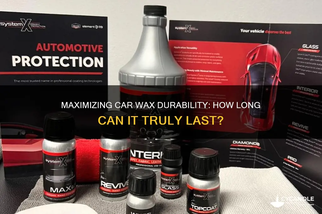 how long can car wax last