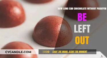How Long Can Paraffin-Free Chocolate Safely Sit Out?